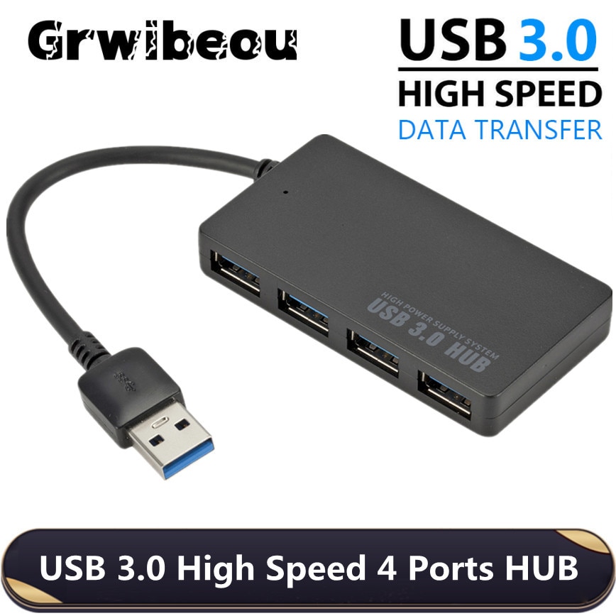 Grwibeou- USB 3.0  Ƽ USB й, 4 Ʈ Ȯ..